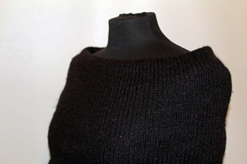Bluza din tricot negru repro anii '70