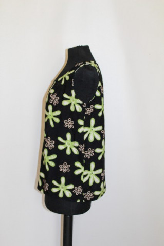 Bluza flori verzi anii '90