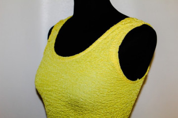 Bluza retro galben neon anii '80