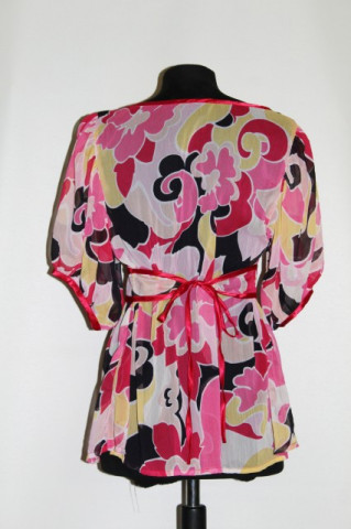 Bluza roz model abstract repro anii '70