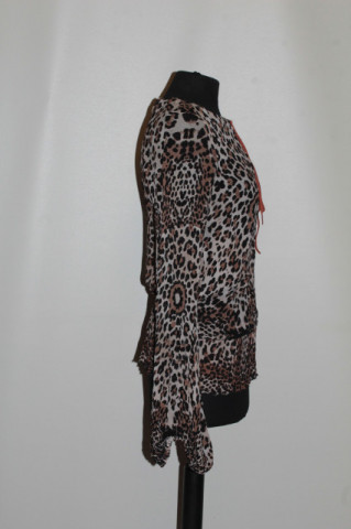 Bluză vintage animal print Roberto Cavalli – anii ’90 - Img 3