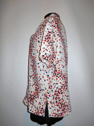 Bluza vintage model geometric "Daxon" anii '70