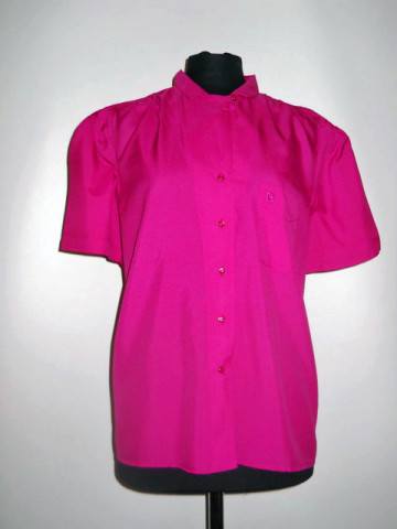 Camasa fucsia "Pierre Cardin" anii '80