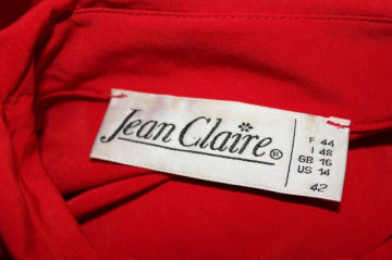 Camasa retro rosie "Jean Claire" anii '80