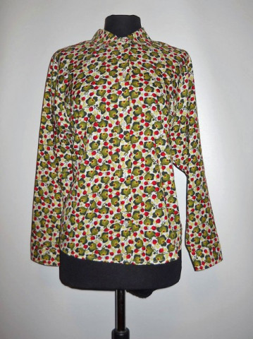 Camasa vintage print vegetal anii '70