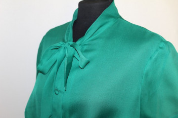 Cămașă vintage verde smarald anii '50