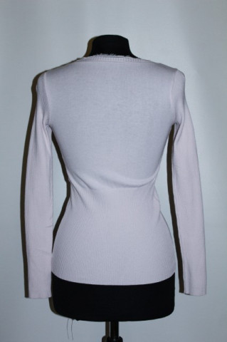 Cardigan broderie florala anii '90