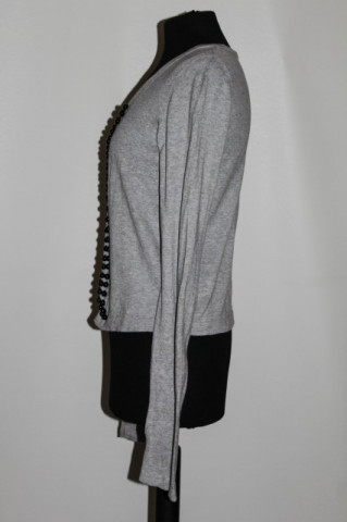 Cardigan broderie margele negre repro anii '50