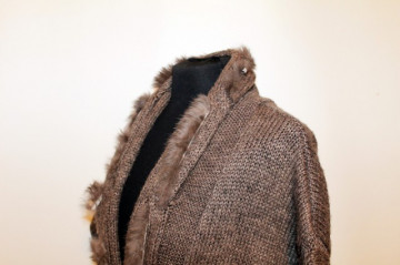 Cardigan ornamente blanita anii '90