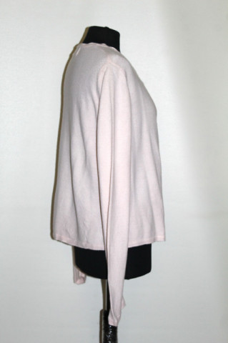 Cardigan roz deschis – vintage anii ’90, casual chic - Img 2