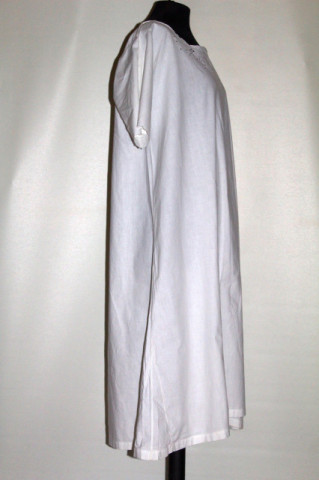 Chemise antique broderie spartă și mânecă scurtă perioada edwardiană cca. 1900