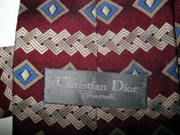 Cravata retro visinie "Christian Dior" anii '80