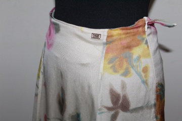 Fustă din mătase naturală Miss Sixty – print floral pastel, stil feminin - Img 5
