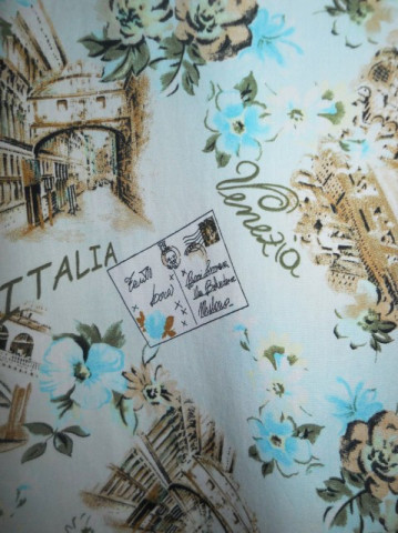 Fusta "Dorothy Perkins" print italian anii '90
