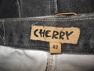 Fusta jeans gri repro anii '70