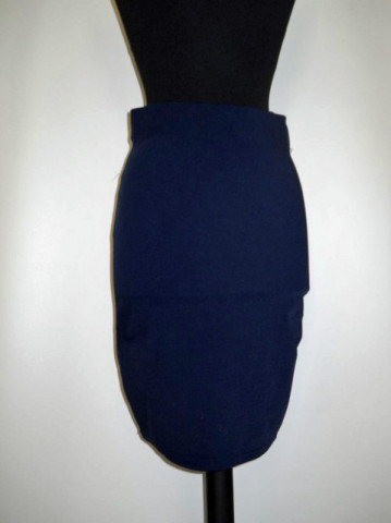 Fusta retro bandage bleumarin anii '80