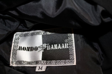 Jacheta retro broderie albastra anii '80