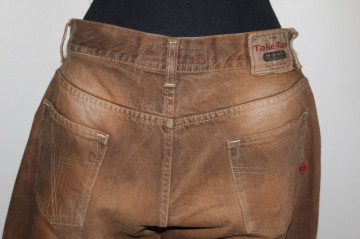Jeans maro vintage Take‑Two – denim retro casual - Img 5