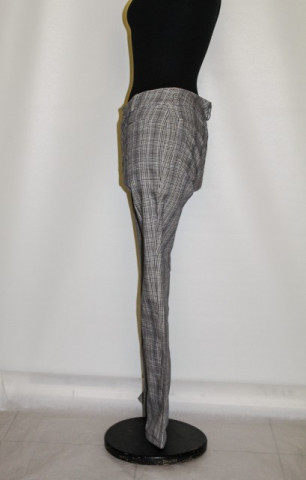 Pantaloni carouri albastre anii '90