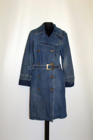 Pardesiu din denim vintage Repeat – anii ’90, casual retro - Img 2