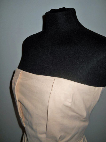 Rochie de ocazie nude "Selected Femme" repro anii '60