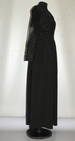 Rochie de seară cu bust din dantelă – repro anii ’70 - Img 4