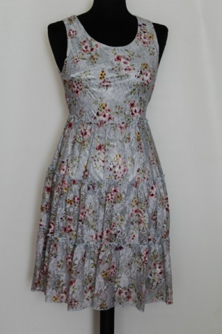 Rochie din dantela bleu print floral anii '90
