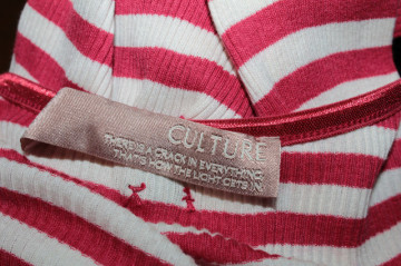Rochie dungi orizontale Culture din mătase & bumbac – retro nautic cu vibe boho - Img 8