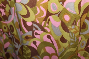 Rochie mod roz și verde – anii ’60, realizată manual - Img 4