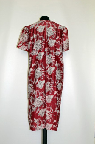 Rochie rosu marsala anii '60