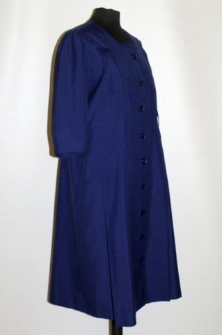 Rochie vintage din stofa bleumarin anii '50