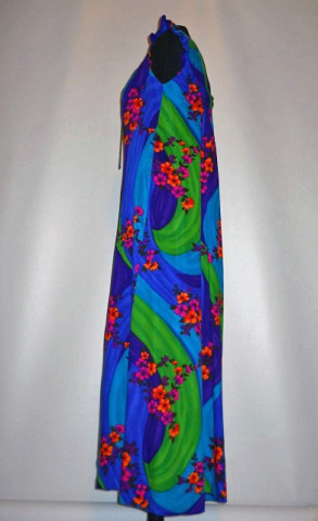 Rochie vintage hawaiana "Diamond Head" anii '60
