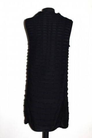 Rochie vintage Maison Rabih Kayrouz – tricot minimalist negru - Img 3