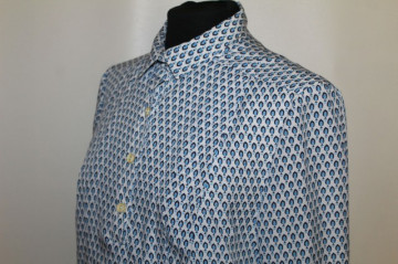 Rochie vintage print arbori stilizati anii '70