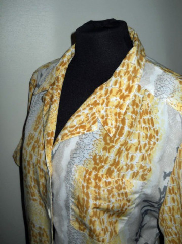 Rochie vintage snake print anii '80 - Img 5