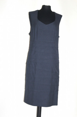 Sarafan gri plisat – repro anii ’60, elegant