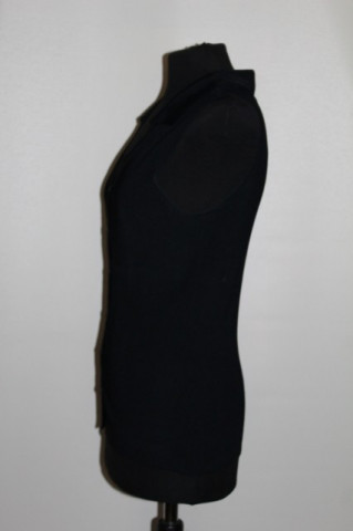 Bluza din tricot negru repro anii '60