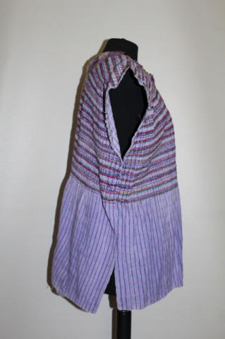 Bluza hippie din tapiserie violet – vibe boem anii ’70 - Img 2