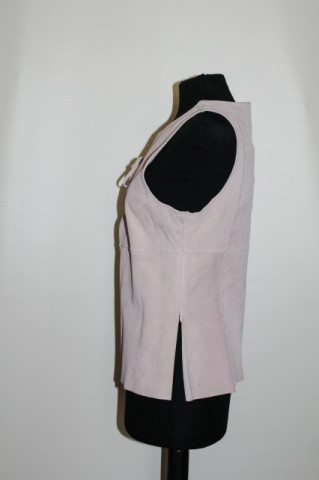 Bluza lila din piele intoarsa "Guess"