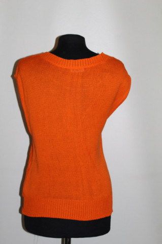 Bluză vintage Hadam’s Creazioni tricot portocaliu – vintage anii ’70 - Img 2