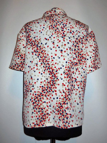 Bluza vintage model geometric "Daxon" anii '70