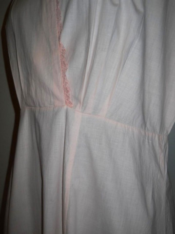 Camasa de noapte vintage roz anii '30