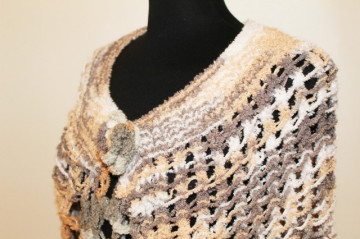 Capa din boucle fishnet anii '80