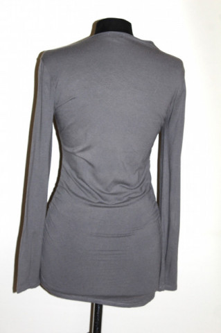 Cardigan gri Naf Naf – vintage anii ’90, casual chic - Img 3