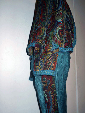 Deux pieces vintage stil matador anii '70