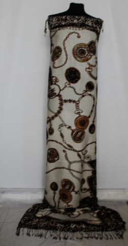 Fular / sal print heraldic si animal print anii '90