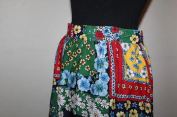 Fustă maxi vintage cu print floral Vera Mont – anii ’70 - Img 5