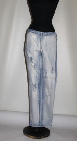Jeggings denim bleu vintage – stil casual și confortabil