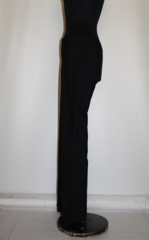 Pantaloni negri evazati repro anii '70