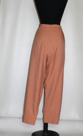 Pantaloni retro maro scorțișoară anii 80